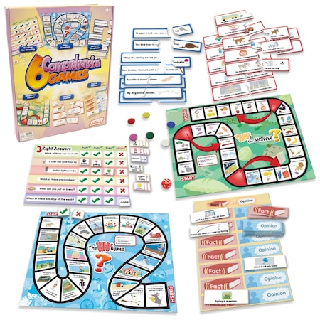 Junior Learning 6 Comprehension Games JL406